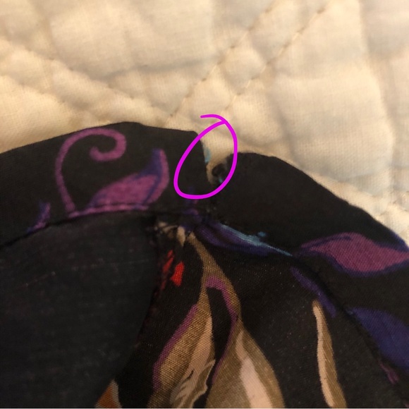 French Laundry Black Floral Silk Women’s Button Down - Picture 7 of 12